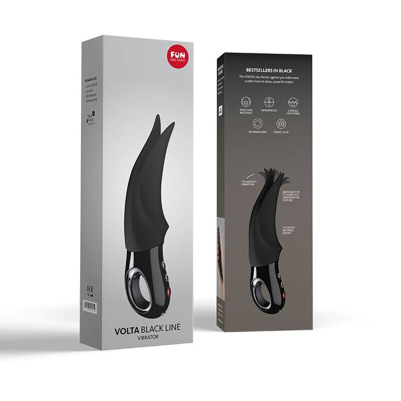 FUN FACTORY - VIBRADOR CLITÓRICO VOLTA BLACK LINE