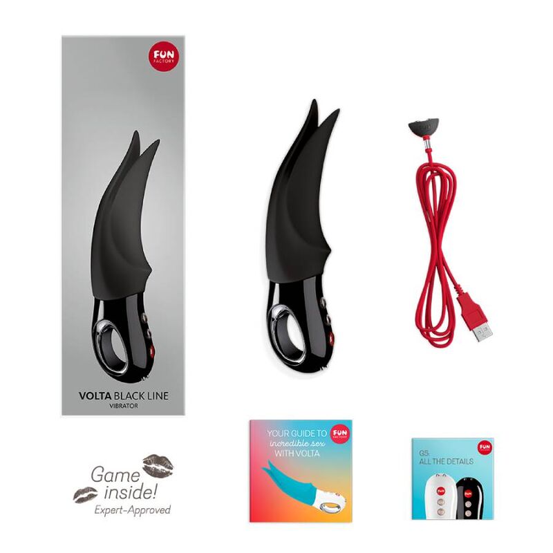 FUN FACTORY - VIBRADOR CLITÓRICO VOLTA BLACK LINE