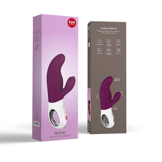 FUN FACTORY - MISS BI DUAL VIBRADOR UVA BRANCA