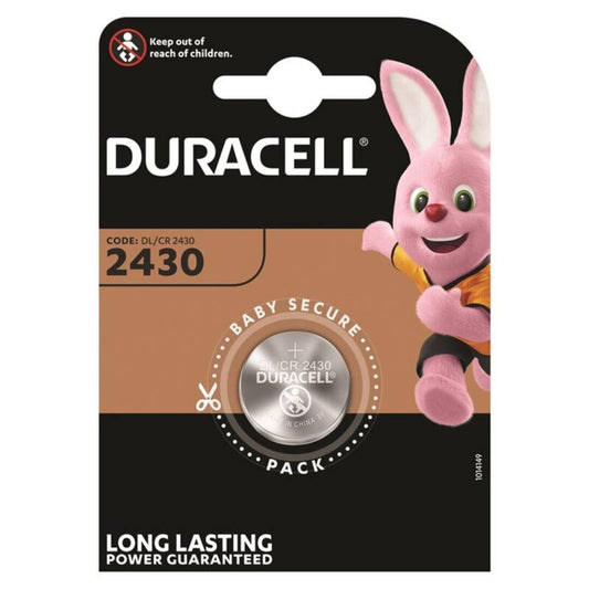 DURACELL - PILHA BOTÃO LITIO CR2430 3V 1 UNIDADE?