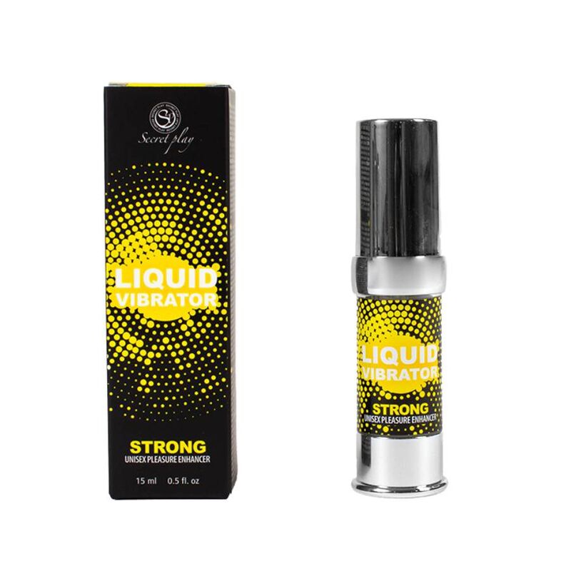 SECRETPLAY - STRONG UNISEX STIMULATOR VIBRATOR LIQUID 15 ML