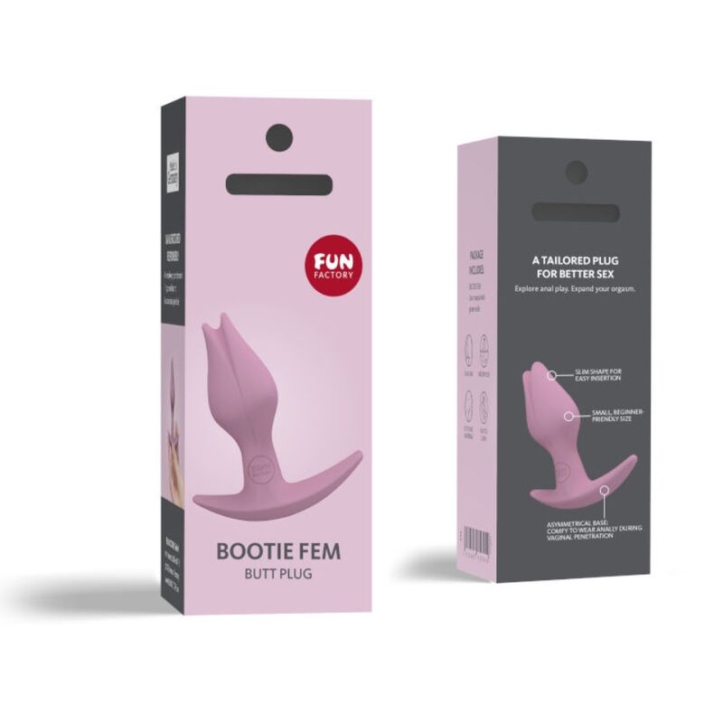 FUN FACTORY - BOOTIE FEM FEMALE ANAL PLUG PINK ANAL