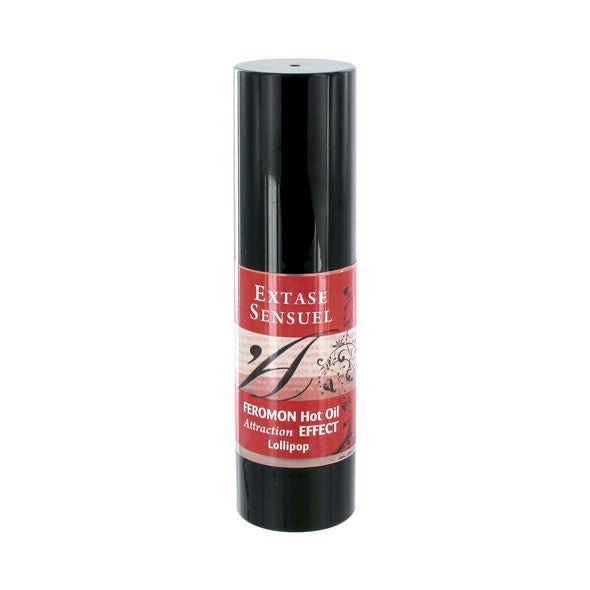 EXTASE SENSUAL - WARMING EFFECT MASSAGE OIL WITH PHEROMONES LOLLIPOPS 30 ML