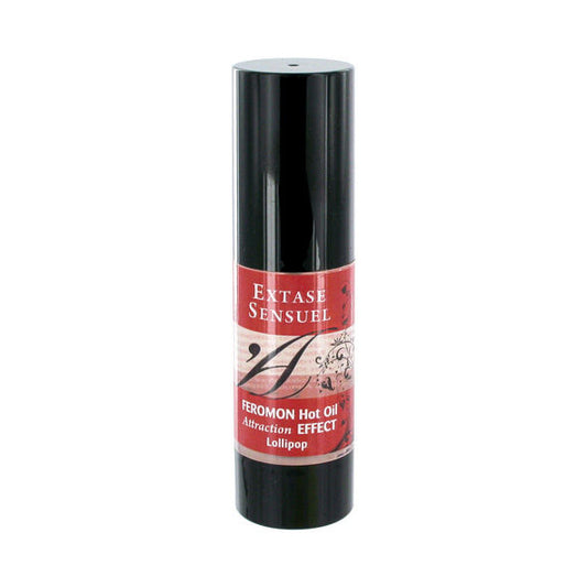 EXTASE SENSUAL - WARMING EFFECT MASSAGE OIL WITH PHEROMONES LOLLIPOPS 30 ML