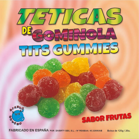 DIABLO GOLOSO - CHUPETAS DE GOMA VARIADAS COM AÇÚCAR