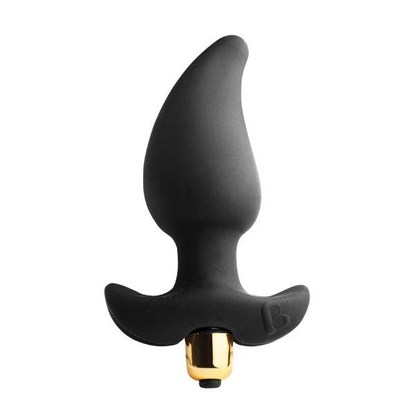 ROCKS-OFF - 7-SPEED P-POINT BUTT QUIVER STIMULATOR BLACK 