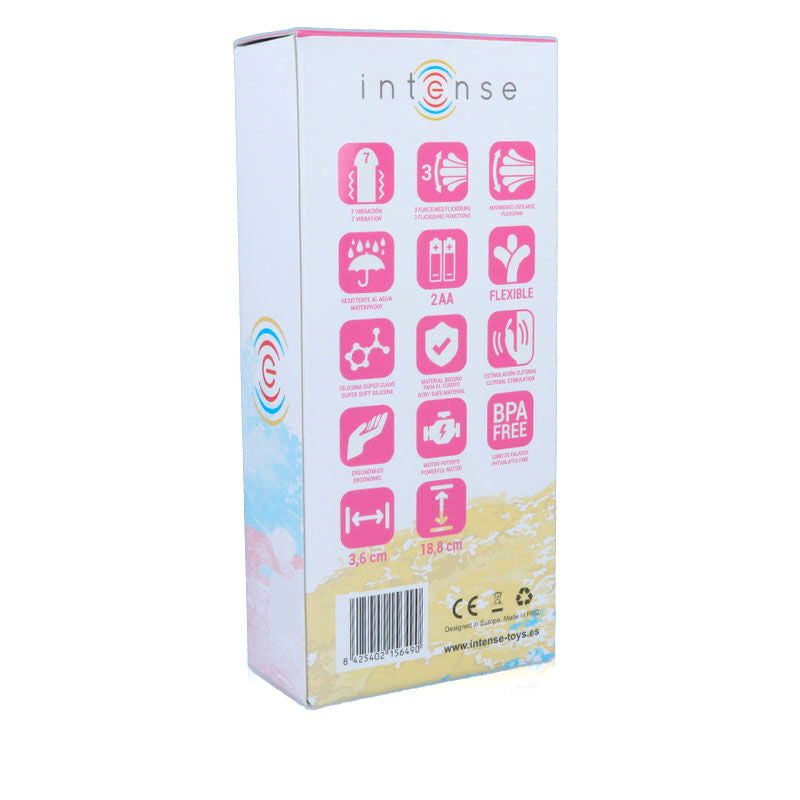 INTENSO - VIBRADOR OSCILANTE DE SILICONE ROSA RABBIT SUSY