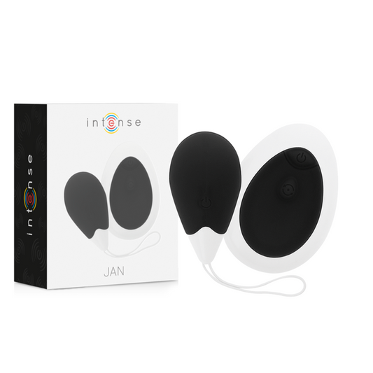 INTENSO - OVO VIBRANTE JAN CONTROLE REMOTO PRETO