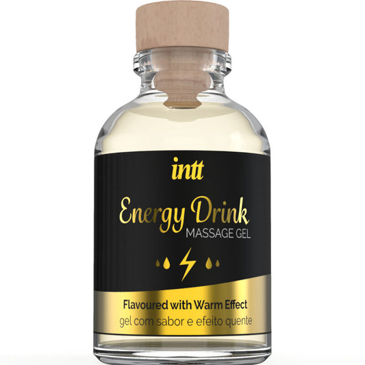 INTT MASSAGE &amp; ORAL SEX - FLAVORED ENERGY MASSAGE GEL WITH CA DRINK AND WARMING EFFECT