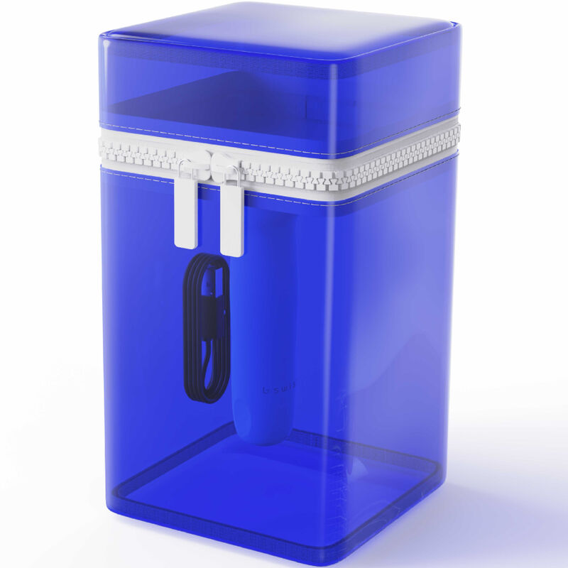 B SWISH - BLUE SILICONE RECHARGEABLE VIBRATOR BCUTE CURVE INFINITE CLASSIC LIMITED EDITION