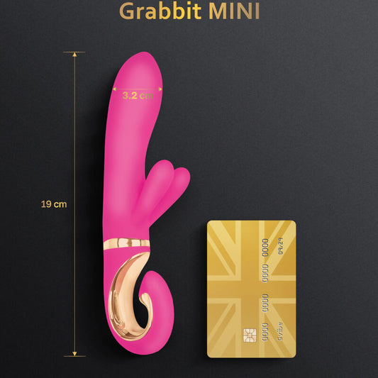 G-VIBE - VIBRADOR DE SILICONE ROSA GRABBIT MINI
