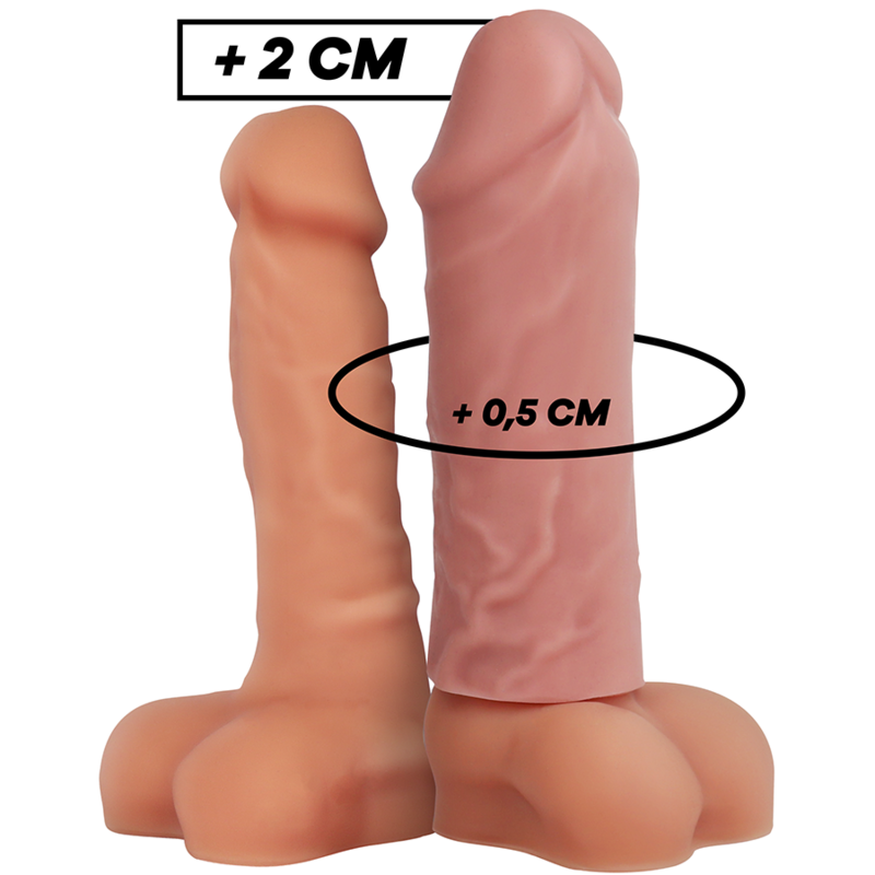 VIRILXL - EXTENSÃO PÊNICA DE SILICONE LÍQUIDO NATURAL V3