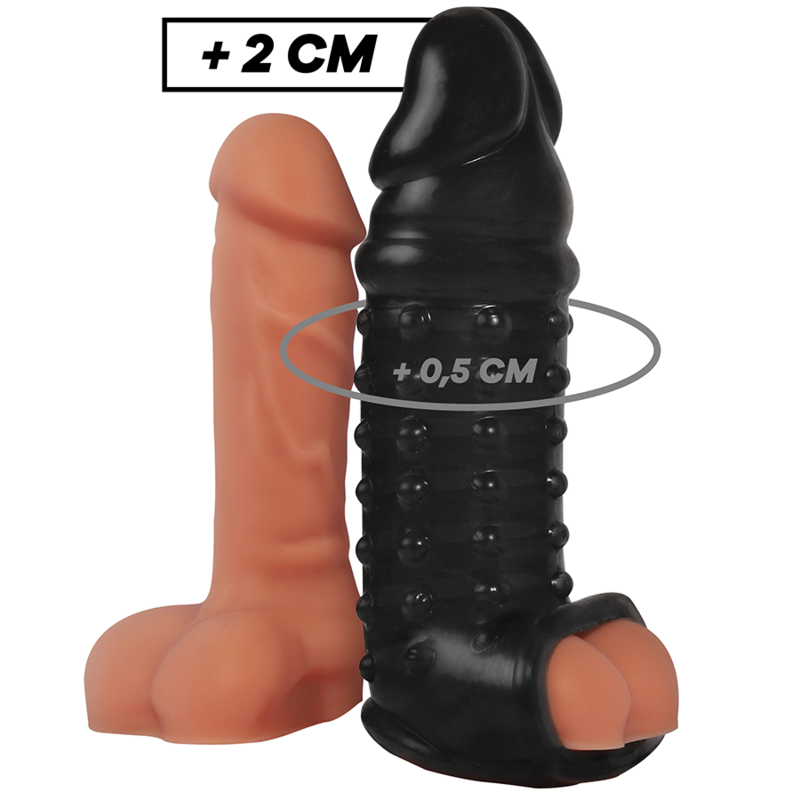 VIRILXL - V11 EXTENSÃO E BAINHA PARA PÊNIS PRETO