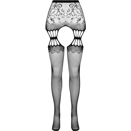 PASSION - MEIA-CALÇA PRETA COM LIGA S027 TAMANHO ÚNICO