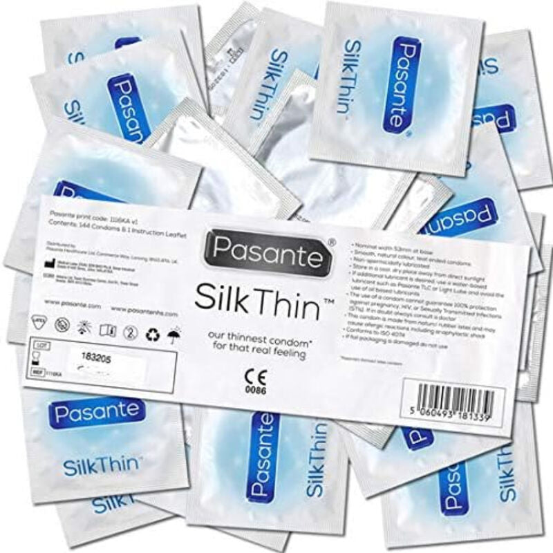 PASANTE - THINNEST SILK CONDOMS 144 UNITS