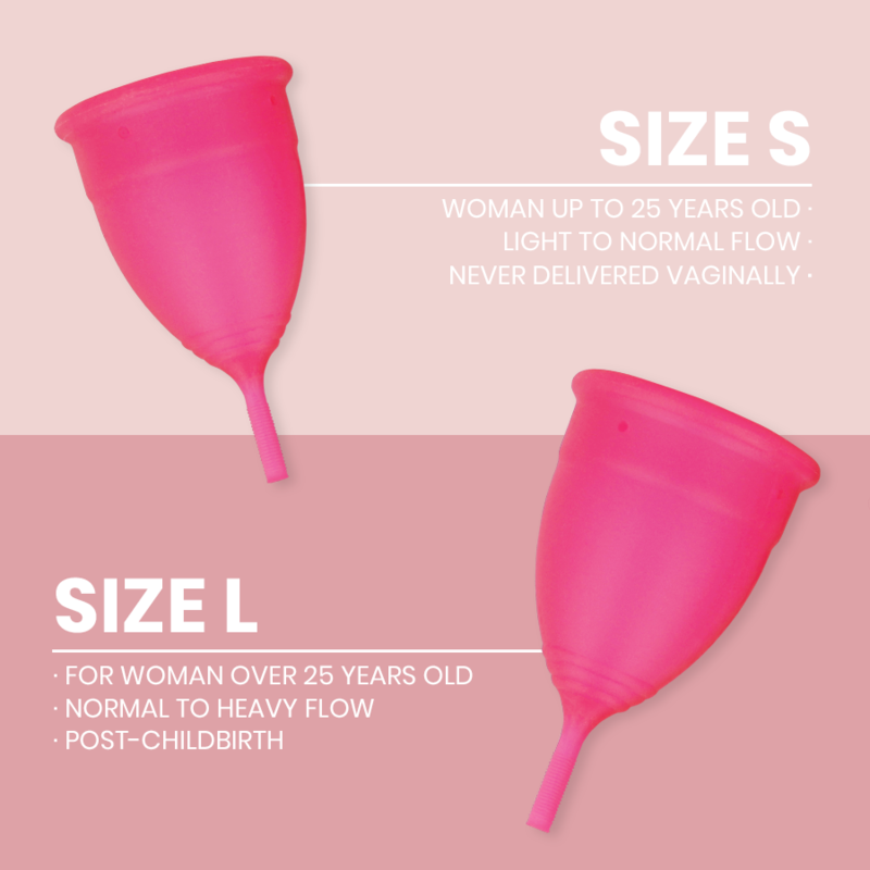 INTIMICHIC - MEDICAL SILICONE MENSTRUAL CUP - SIZE L