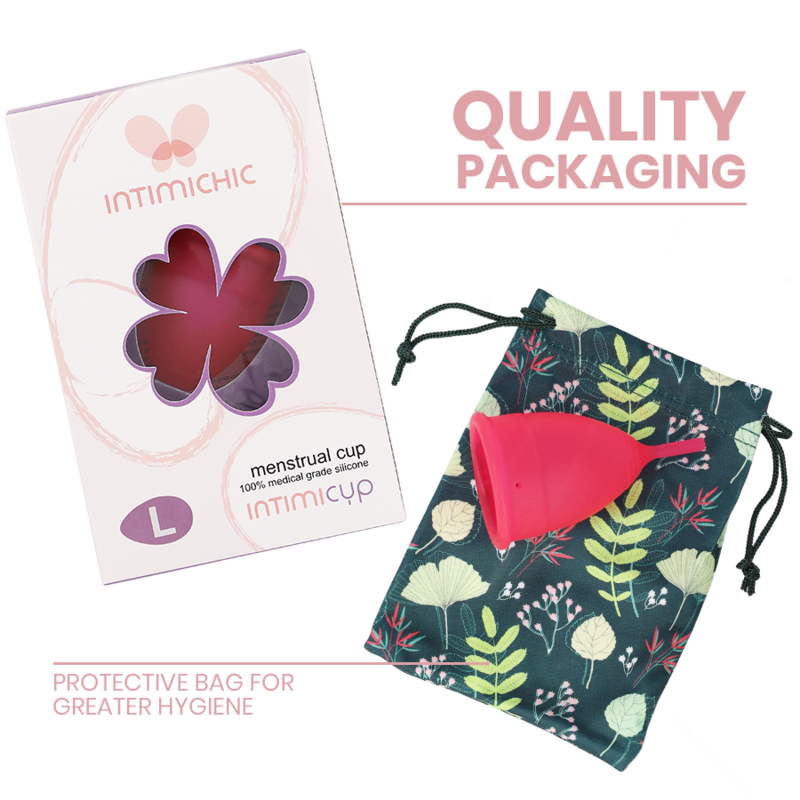 INTIMICHIC - MEDICAL SILICONE MENSTRUAL CUP - SIZE L