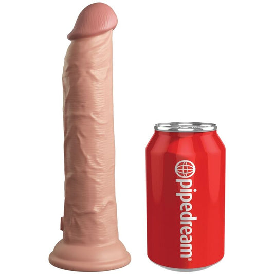 KING COCK - ELITE 23 CM REALISTIC &amp; REMOTE CONTROL SILICONE DILDO VIBRATOR