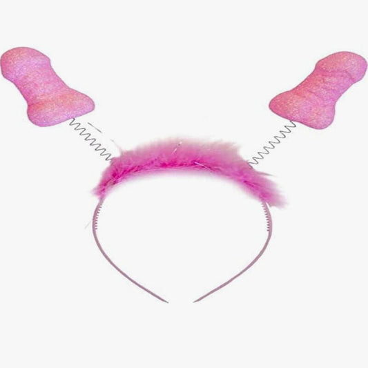 DIABLO PICANTE - 6 UNITS PINK SEQUIN PITO ANTENNAS