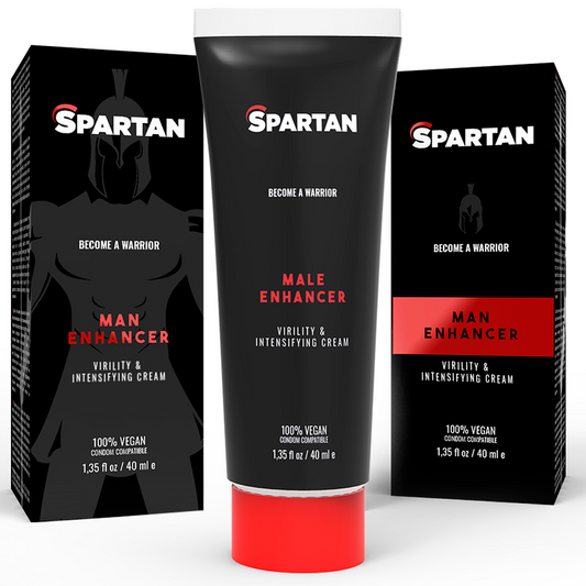 SPARTAN - GEL DE VIRILIDADE PARA CASAIS E CREME INSENSITIVE 100% VEGANO