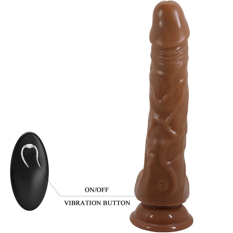 BAILE - BODACH VIBRADOR REALISTA COM CONTROLE REMOTO DE VENTOSA