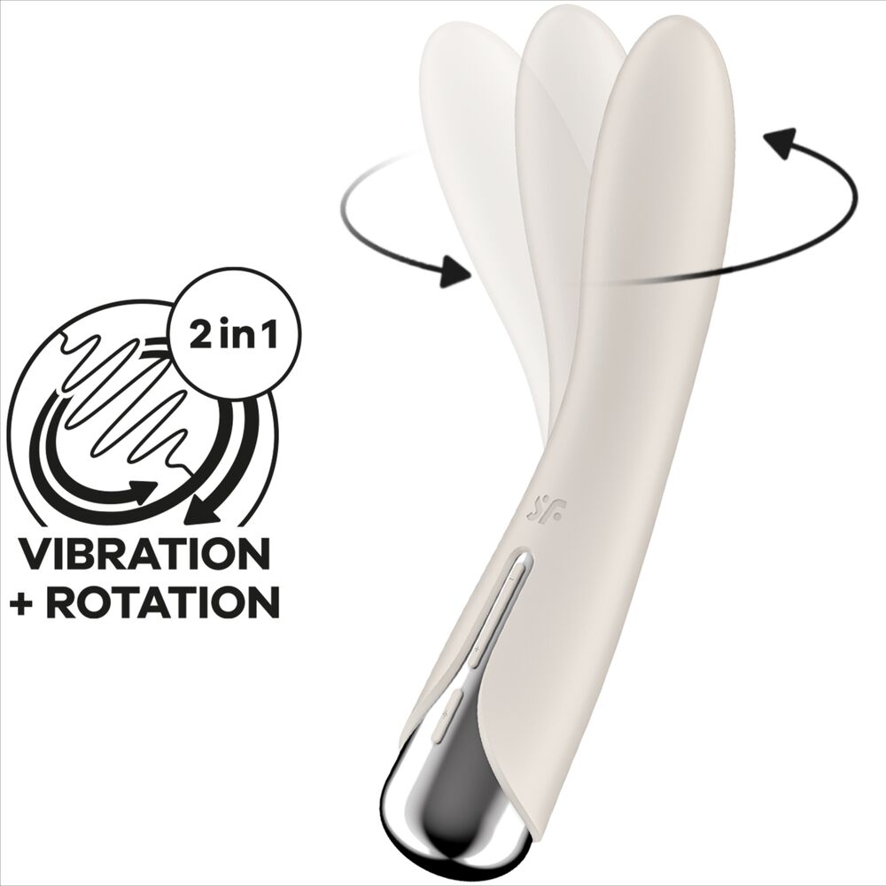 SATISFYER - VIBRADOR G-SPOT ROTATOR VIBE 1 VERMELHO