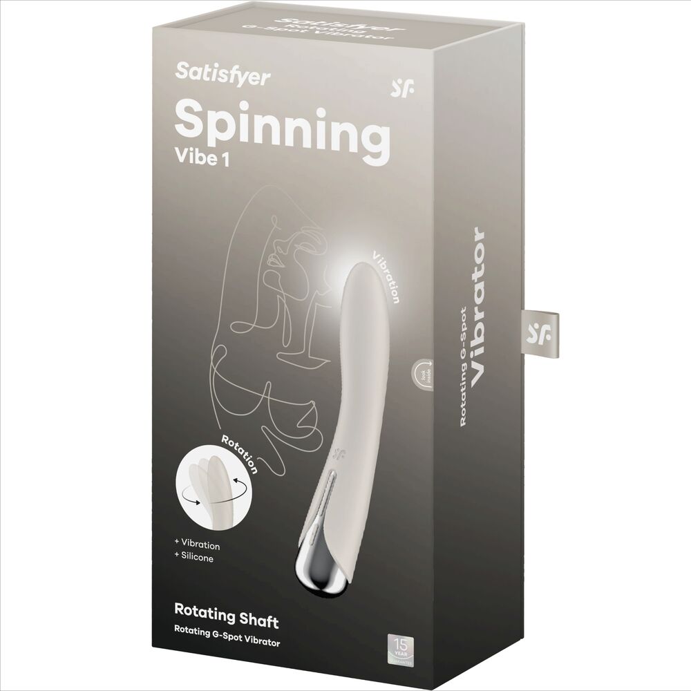 SATISFYER - VIBRADOR G-SPOT ROTATOR VIBE 1 VERMELHO