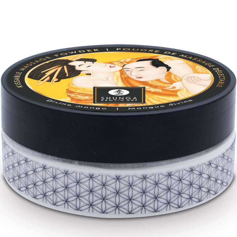 SHUNGA - KIT DE PÓ DE MASSAGEM COMESTÍVEL DE MANGA