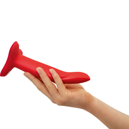 FUN FACTORY - LIMBA RED FLEXIBLE DILDO SIZE M
