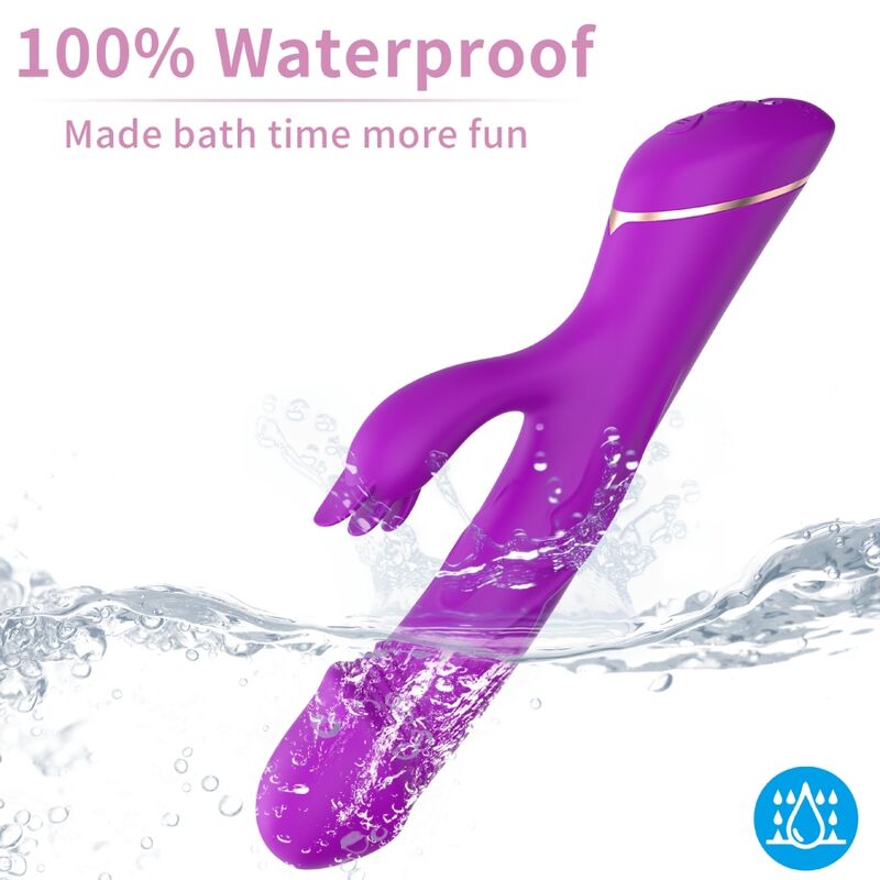 ARMONY - PURPLE SILICONE RABBIT VIBRATOR