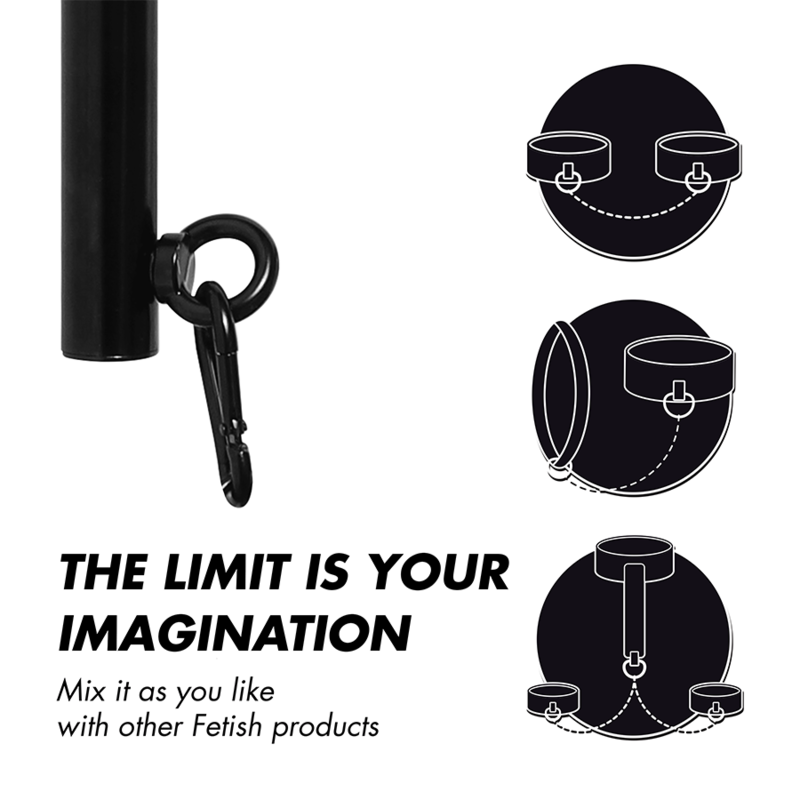 FETISH SUBMISSIVE BONDAGE - 4 PIECE ADJUSTABLE DIVIDER BAR