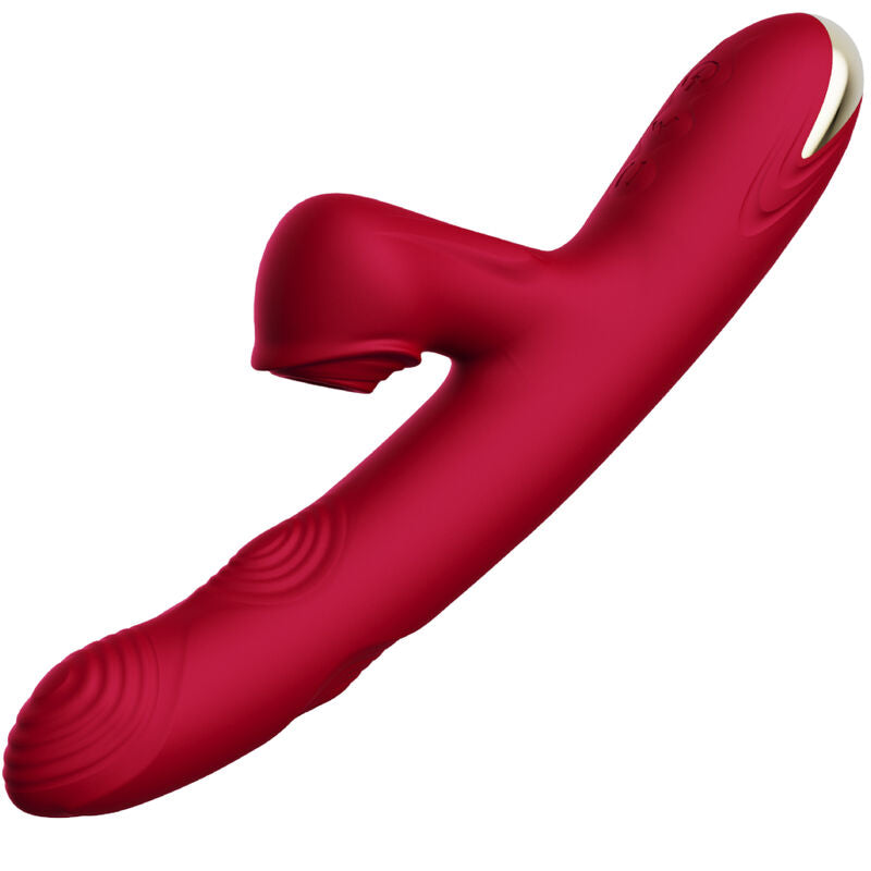 ARMONY - BUMP &amp; SUCTION CUP VIBRATOR MODEL 1 BURGUNDY