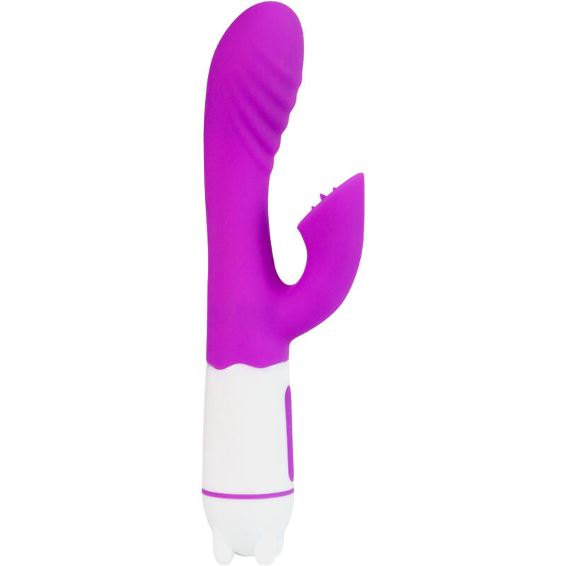 ARMONY - HAPPY VIBRATOR &amp; STIMULATOR WITH RECHARGEABLE TONGUE PURPLE