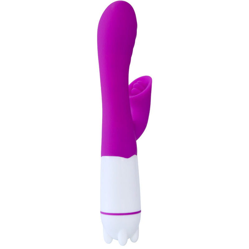 ARMONY - HAPPY VIBRATOR &amp; STIMULATOR WITH RECHARGEABLE TONGUE PURPLE