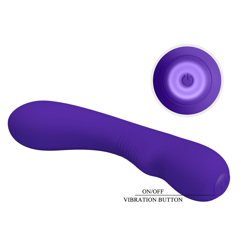 PRETTY LOVE - VIBRADOR RECARREGÁVEL PRESCOTT ROXO