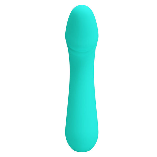 PRETTY LOVE - VIBRADOR RECARREGÁVEL CETUS AQUA GREEN