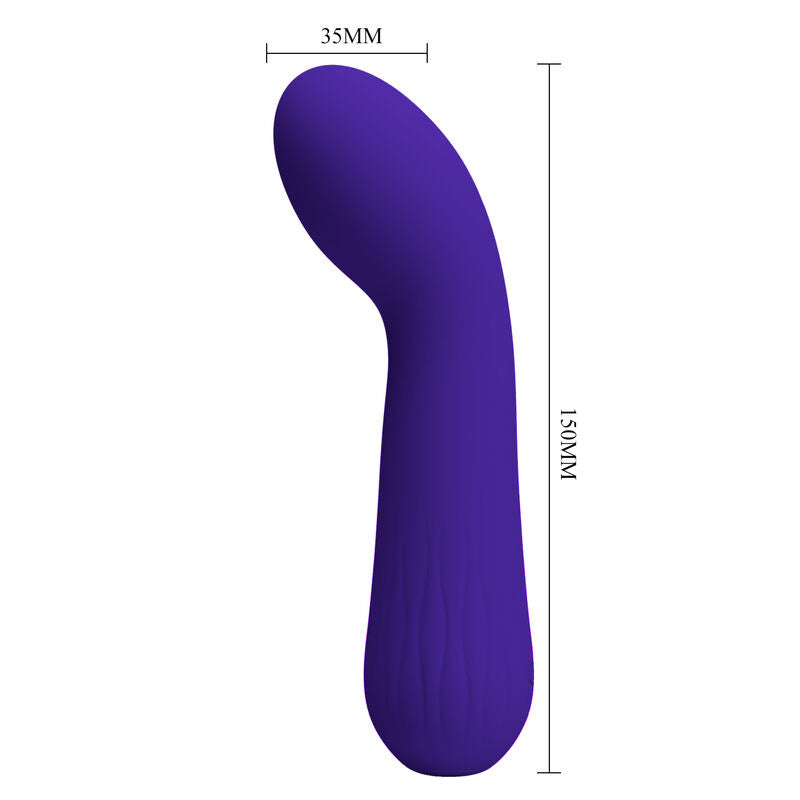 PRETTY LOVE - VIBRADOR RECARREGÁVEL FAUN ROXO