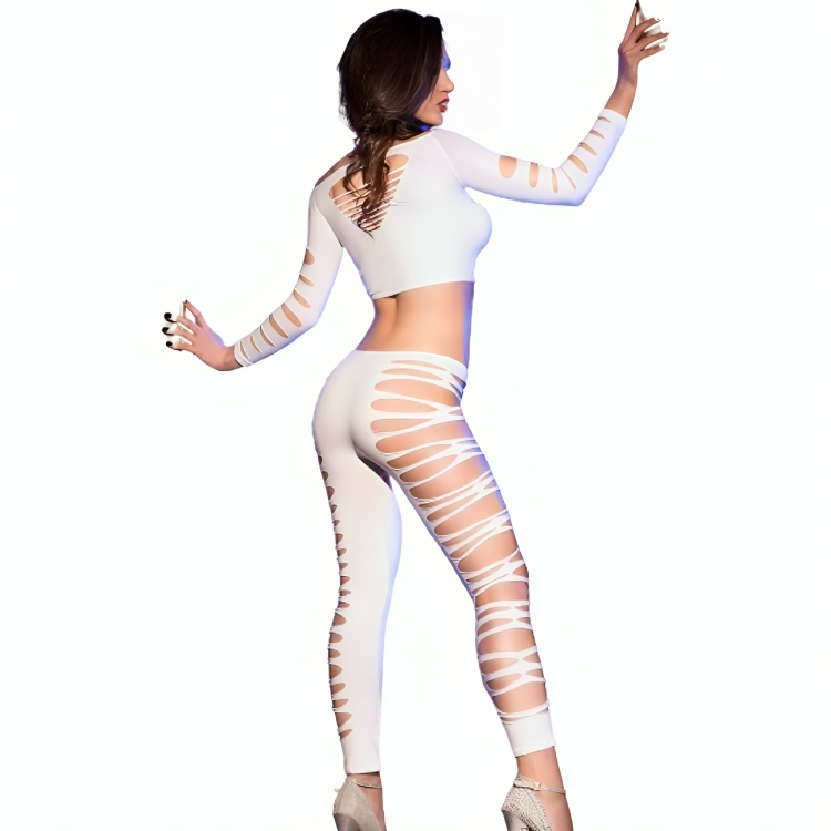 CHILIROSE - CR 3654 TOP &amp; LEGGINS ROSA S/M