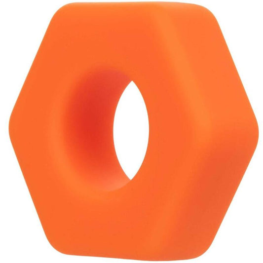 CALEXOTICS - ANEL DE EXTENSÃO ALFA LARANJA SEXÁGONO