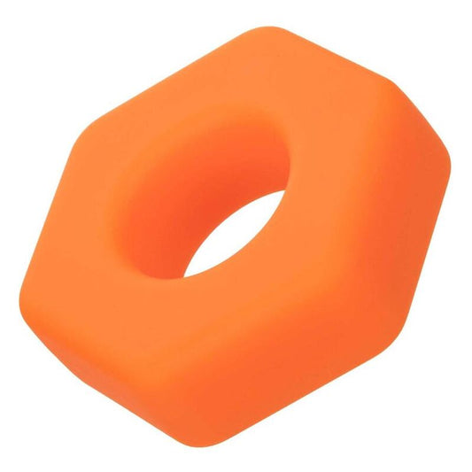 CALEXOTICS - ANEL DE EXTENSÃO ALFA LARANJA SEXÁGONO
