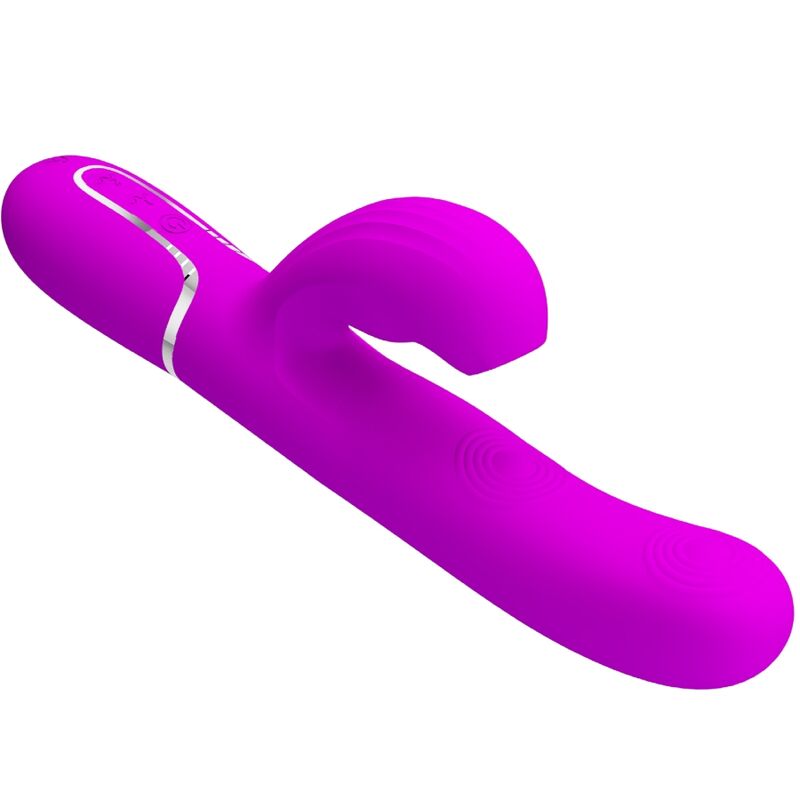 PRETTY LOVE - VIBRADOR MULTIFUNCIONAL 3 EM 1 PARA PONTO G PERLITA VIOLETA