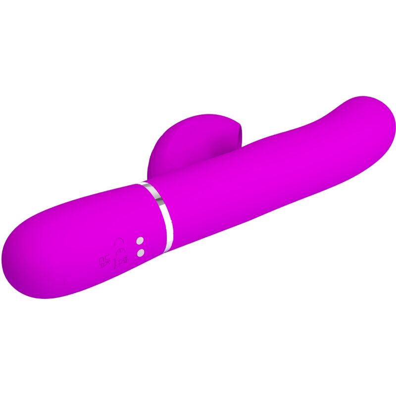 PRETTY LOVE - VIBRADOR MULTIFUNCIONAL 3 EM 1 PARA PONTO G PERLITA VIOLETA