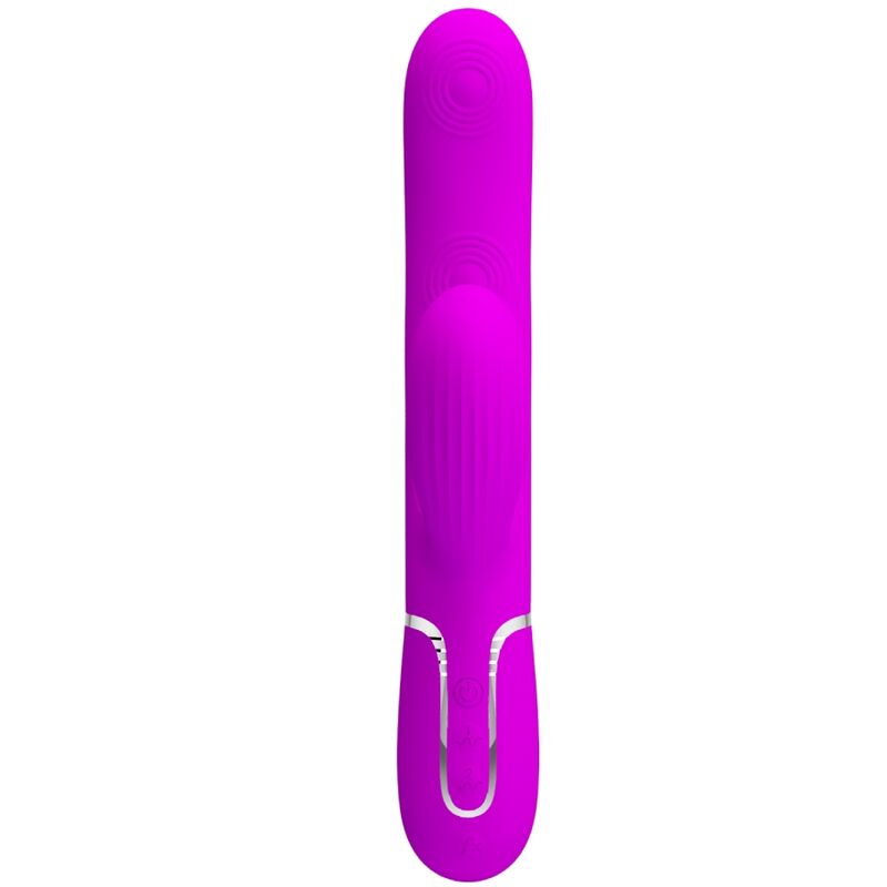 PRETTY LOVE - VIBRADOR MULTIFUNCIONAL 3 EM 1 PARA PONTO G PERLITA VIOLETA