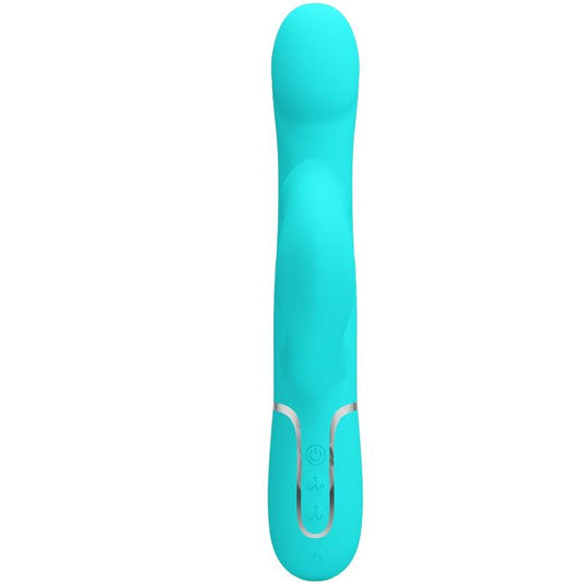 PRETTY LOVE - AQUA GREEN RABBIT VIBRATOR BEADS