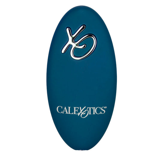 CALEXOTICS - CONTROLE REMOTO RIDER MASSAGER DUAL MOTOR AZUL
