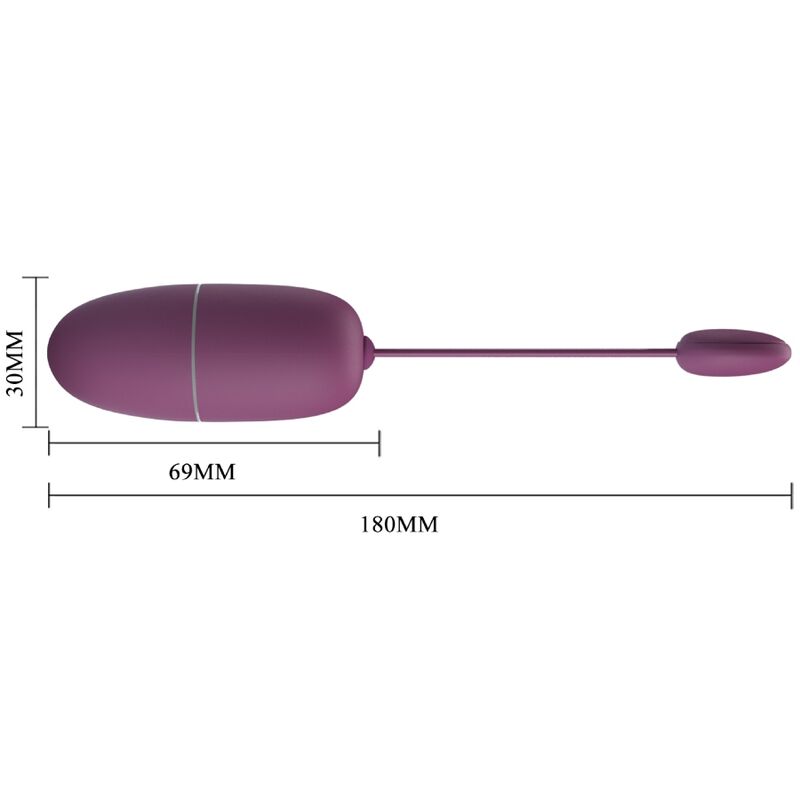 PRETTY LOVE - NYMPH APP-CONTROLLED VIBRATING EGG LILAC