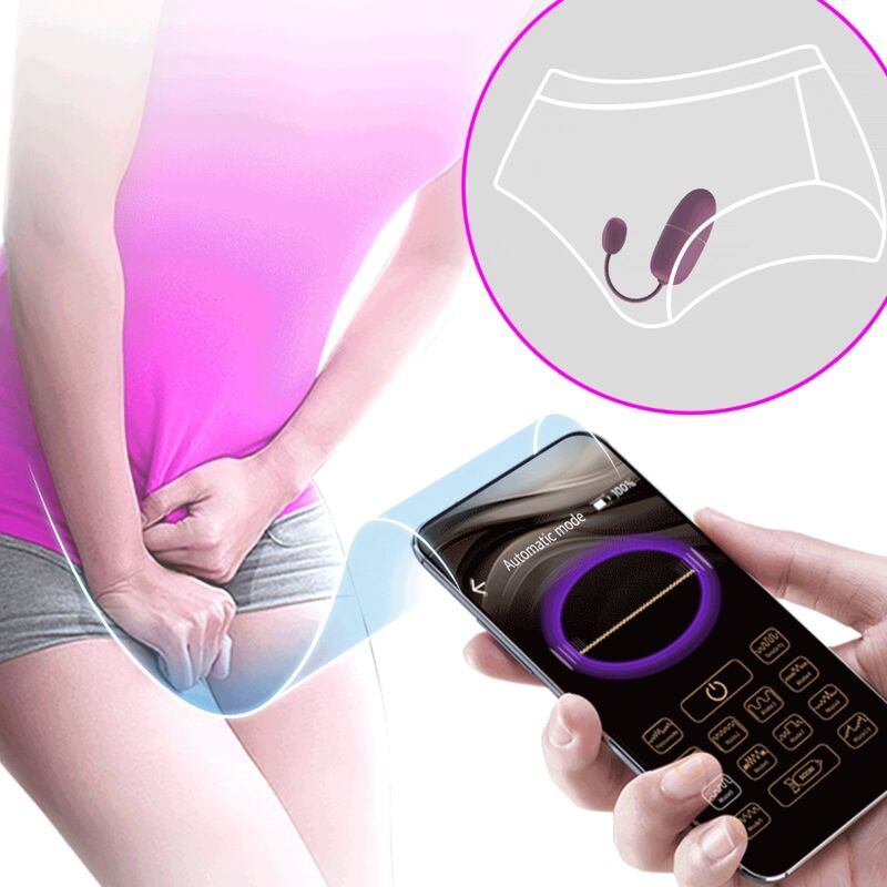 PRETTY LOVE - NYMPH APP-CONTROLLED VIBRATING EGG LILAC