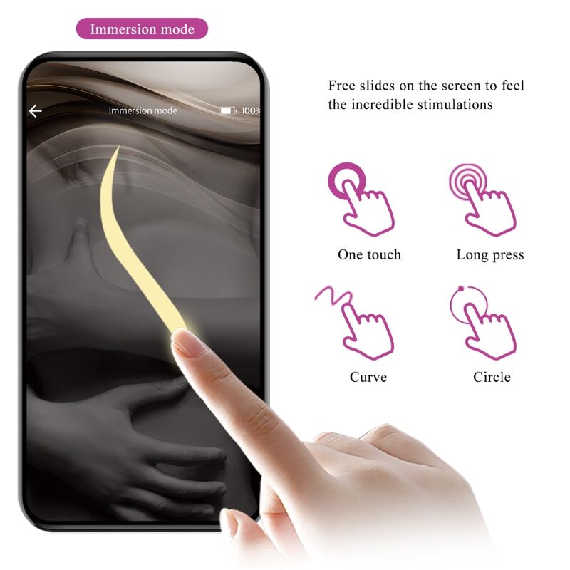 PRETTY LOVE - NYMPH APP-CONTROLLED VIBRATING EGG LILAC
