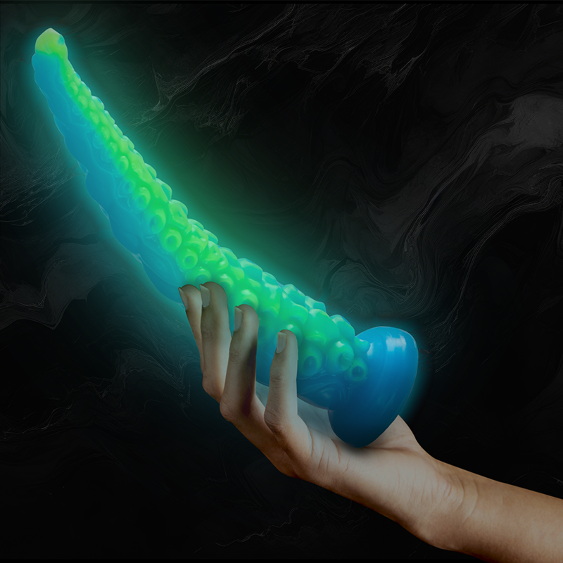 EPIC - SCYLLA LARGE SIZE FLUORESCENT THIN TENTACLE DILDO