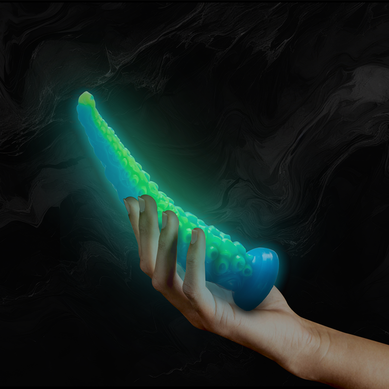 EPIC - SCYLLA SMALL FLUORESCENT THIN TENTACLE DILDO